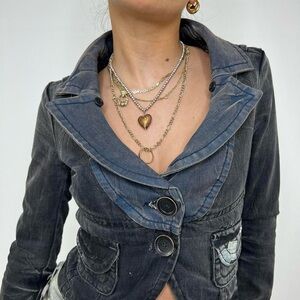 Miss Sixty denim vest xsmall
